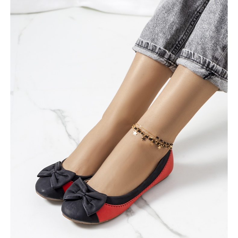 Ballerines noires à nœud Eske 1