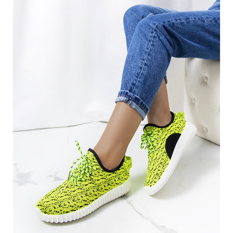 Baskets Mulder vert fluo noir 1