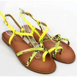 Sandales femme Trudy Jaune 2