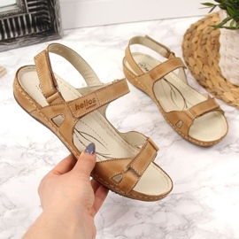 Sandales confortables en cuir beige W Helios 205 1