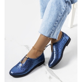 Chaussures ajourées Holm bleues 1