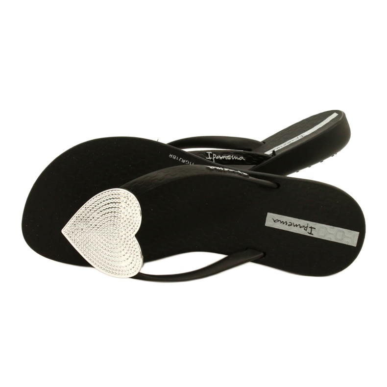 Ipanema Japonais Maxi Fashion Kids Ipanama 82598 avec un cœur d'argent le noir 4