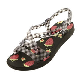 Ipanema 83200 Sandales à carreaux Enfants EXP Sandale Fraise incolore 3