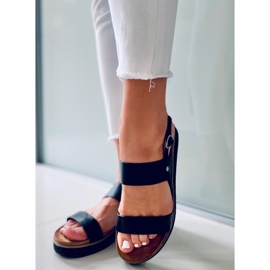 Sandales femme Maiden noires 2