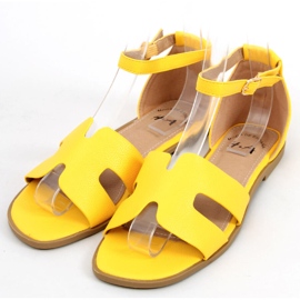 Sandales pour femmes par Lorena Mostaza jaune 2