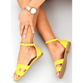 Sandales pour femmes par Lorena Mostaza jaune 4