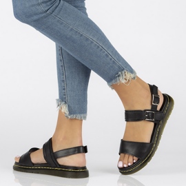 Sandales en cuir Filippo DS2040/22 Bk noir le noir 1