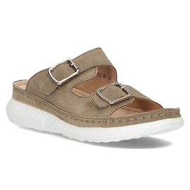 Chaussons en cuir Filippo DK3516 / 22 Br marron brun 1