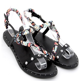 Sandales femme Abelia Noir le noir multicolore 4