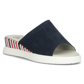 Babouches en cuir Filippo DK3615/22 Nv bleu marine 1