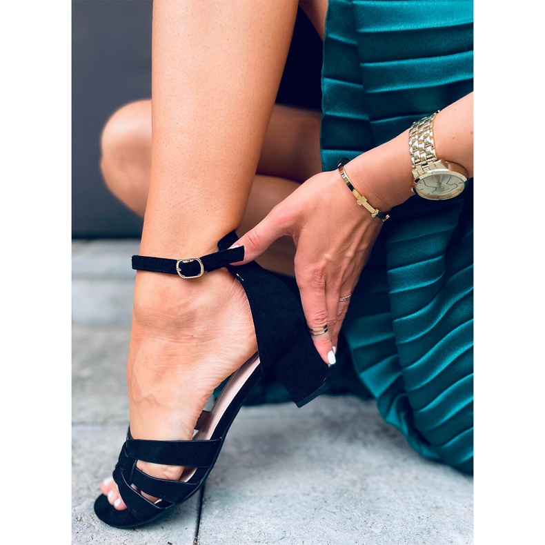 Avium Sandales à talons noires le noir 1 Avium Sandales à talons noires le noir 1