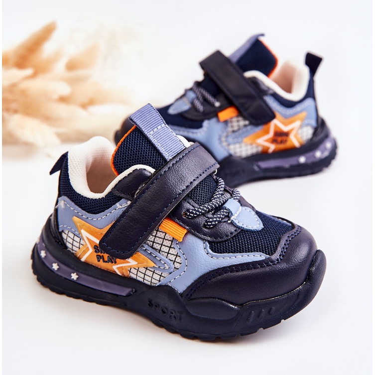 PJ2 Chaussures Sport Léger Enfant Bleu Marine Mobby 2 PJ2 Chaussures Sport Léger Enfant Bleu Marine Mobby 2