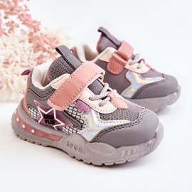 PJ2 Chaussures Sport Léger Enfant Gris-Rose Mobby 1 PJ2 Chaussures Sport Léger Enfant Gris-Rose Mobby 1