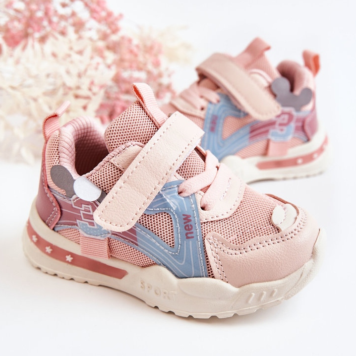 PJ2 Chaussures de Sport Enfant en Toile Rose Nathine 2 PJ2 Chaussures de Sport Enfant en Toile Rose Nathine 2