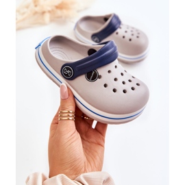 Chaussons Enfants Confortables Kroks Gris Colly 2