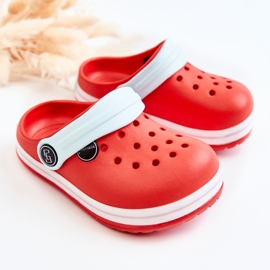Chaussons Enfants Confortables Crocs Colly Rouge 2