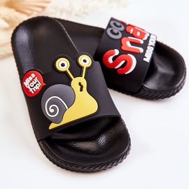 Chaussons Escargot Noir Light Enfant 2