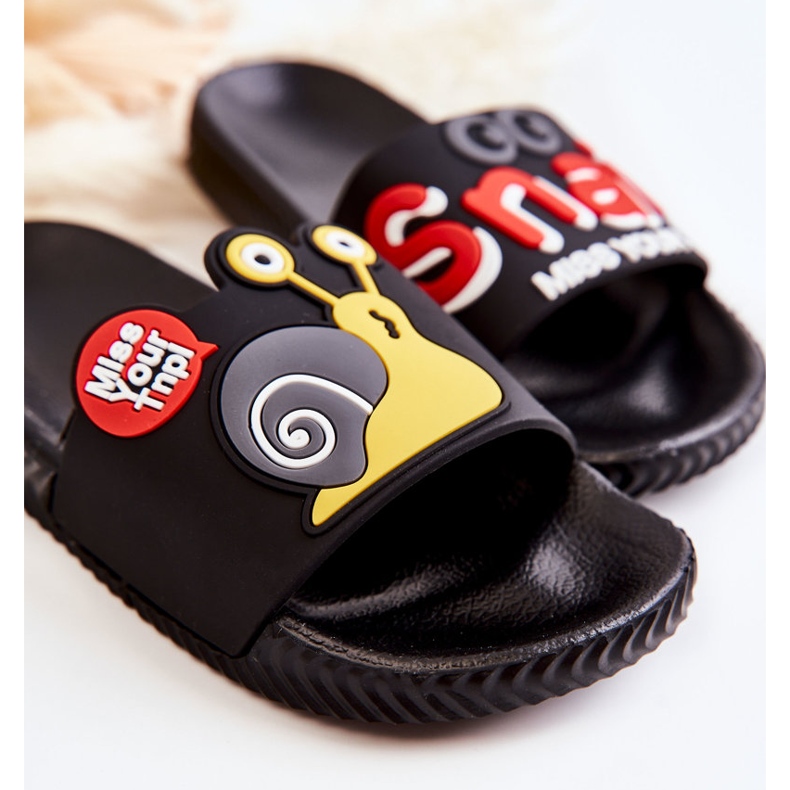 Chaussons Escargot Noir Light Enfant le noir 1
