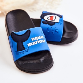 Chaussons Enfant Light Sharky Bleu Foncé noir 2