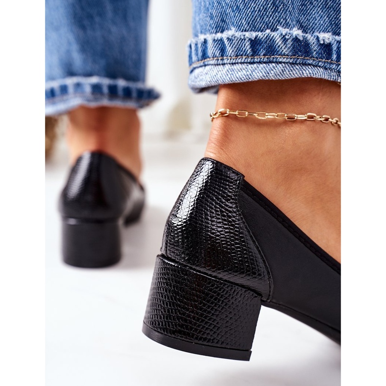 S.Barski Escarpins en cuir S. Barski 20-L1 Noir 1