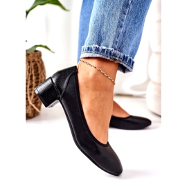 S.Barski Escarpins en cuir S. Barski 20-L1 Noir 3