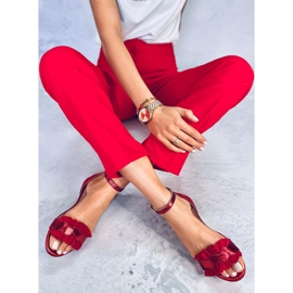 Sandales pour femmes Alpha Red rouge 3
