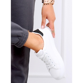 Baskets femme Xina BLANC / NOIR blanche le noir 1