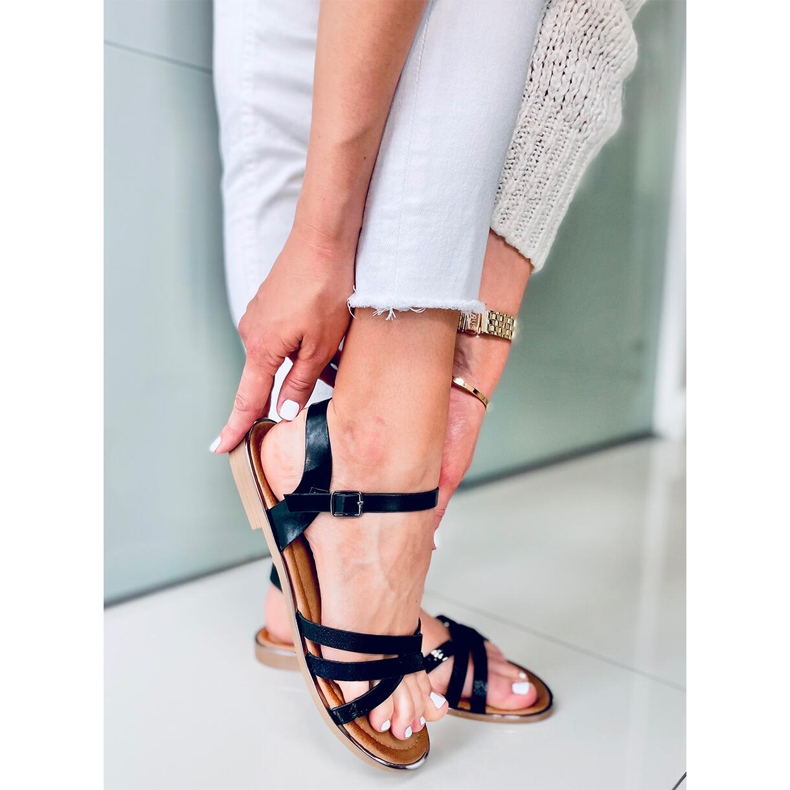 Sandales Celia noires pour femmes le noir 2