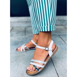 Sandales femme Celia Blanc blanche 1 Sandales femme Celia Blanc blanche 1