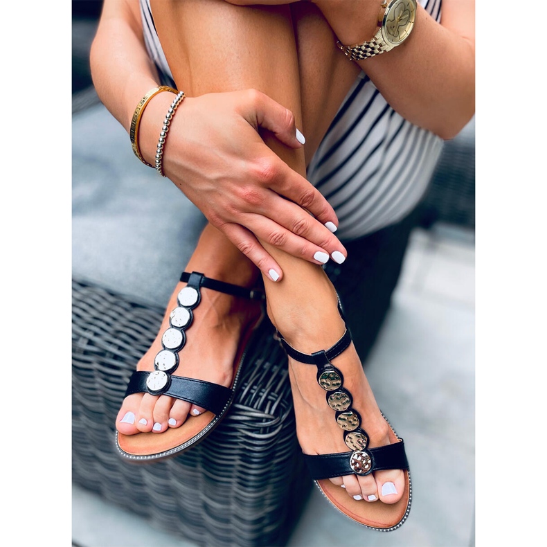 Sandales Velma noires pour femmes le noir 1 Sandales Velma noires pour femmes le noir 1