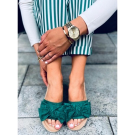 Espadrilles à nœud Viola Green vert 3