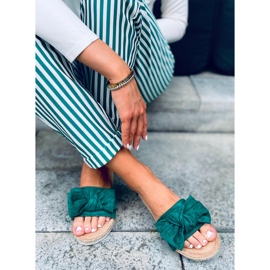 Espadrilles à nœud Viola Green vert 4