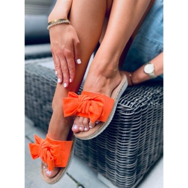 Espadrilles à nœud Viola Orange 2