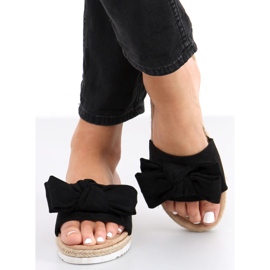 Espadrilles avec un nœud Viola Black le noir 1