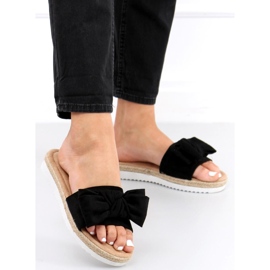 Espadrilles avec un nœud Viola Black le noir 4