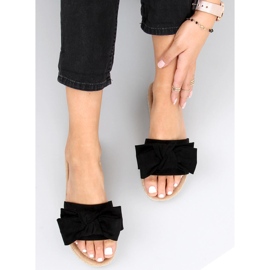 Espadrilles avec un nœud Viola Black le noir 5