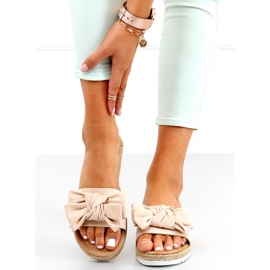 Espadrilles à nœud Viola Beige 1
