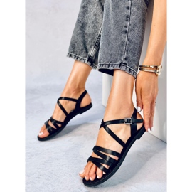 Sandales femme Floss Black le noir 4