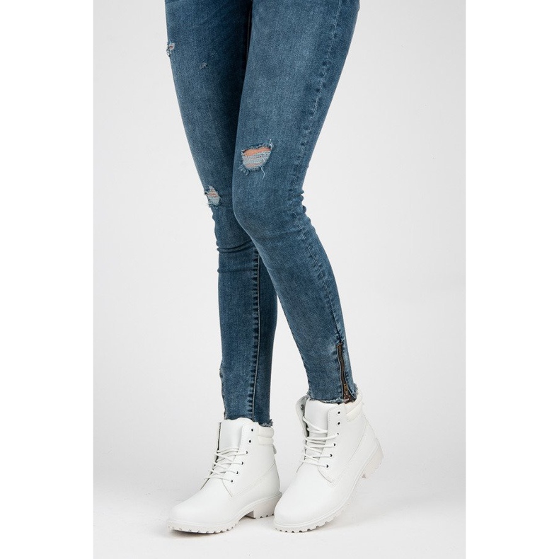 Seastar Bottes pour femmes trappeurs blanc 1