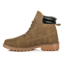 Seastar Bottes pour femmes trappeurs brun vert 2