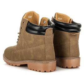 Seastar Bottes pour femmes trappeurs brun vert 3