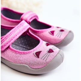 BEFADO S.A. Chaussons ballerines Befado Chats 114X451 Rose-Gris 2