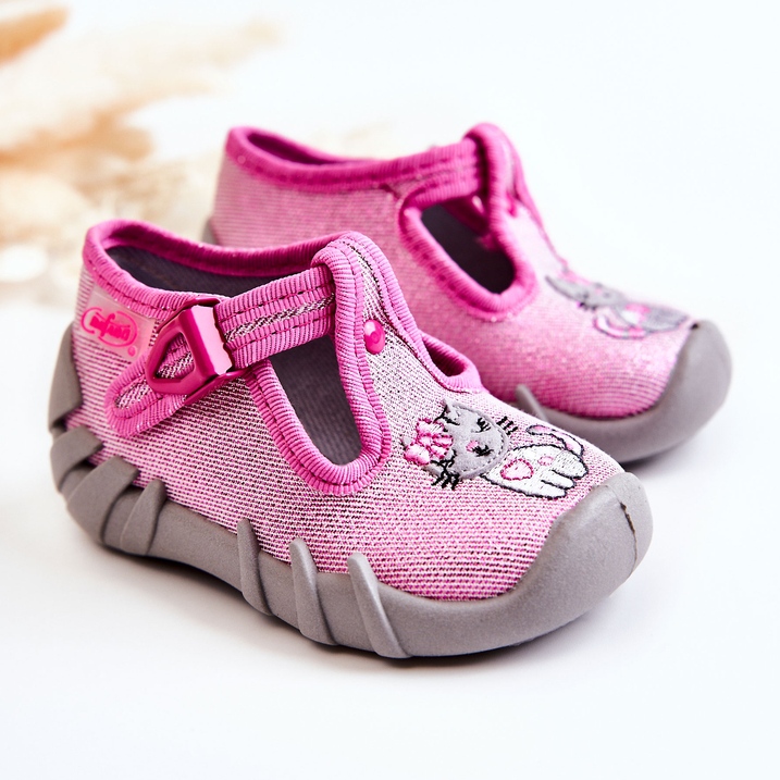 BEFADO S.A. Chaussons Befado Chaton 110P433 Rose 1 BEFADO S.A. Chaussons Befado Chaton 110P433 Rose 1