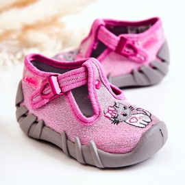 BEFADO S.A. Chaussons Befado Chaton 110P433 Rose 2 BEFADO S.A. Chaussons Befado Chaton 110P433 Rose 2