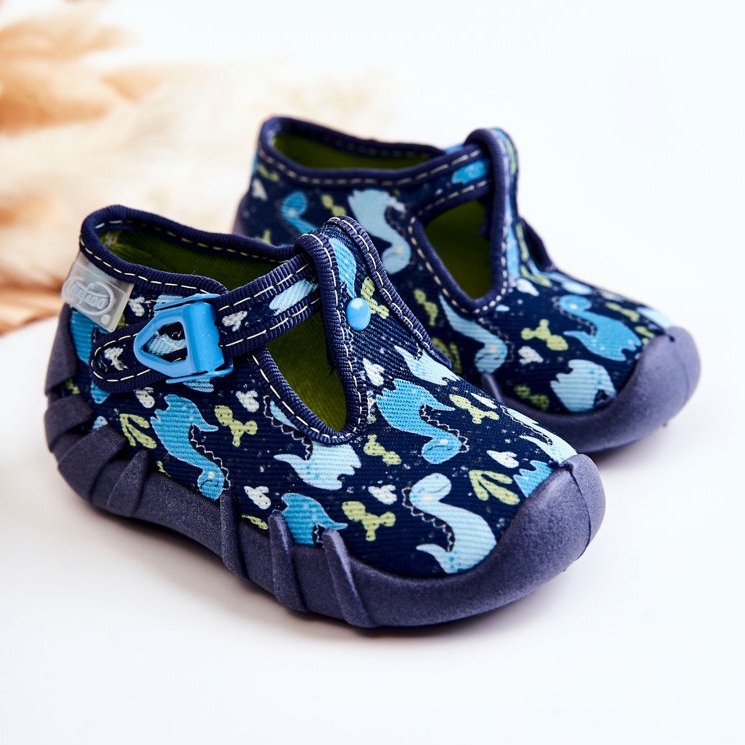 BEFADO S.A. Chaussures Chaussons Befado Dinosaures 110P448 Bleu Marine 1