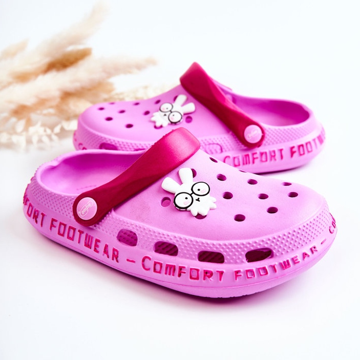 BEFADO S.A. Chaussons pour enfants Kroks Lapin Befado 159Y106 Rose 1 BEFADO S.A. Chaussons pour enfants Kroks Lapin Befado 159Y106 Rose 1