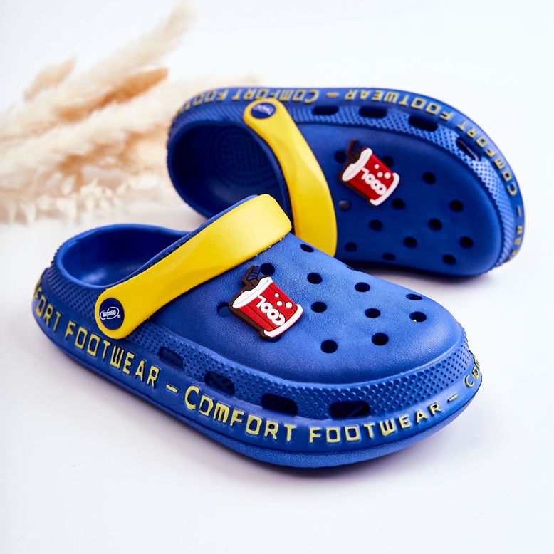 BEFADO S.A. Chaussons pour enfants Kroksy Cola Befado 159Y101 Bleu foncé 2