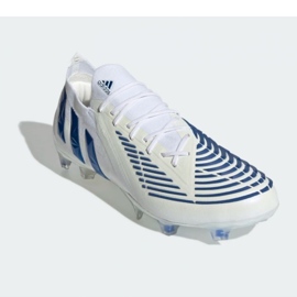 Adidas Predator Edge.1 L Fg M GV7388 chaussures de football blanche blanche 1
