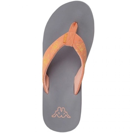 Tongs Kappa Lagoon W 242484 7416 orange jaune 3