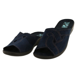 Adanex Sandales BIO Nature 27340 femme bleu marine 2